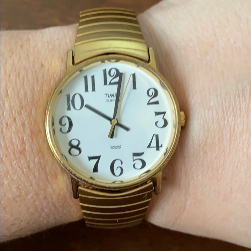 Vintage Timex Gold Watch